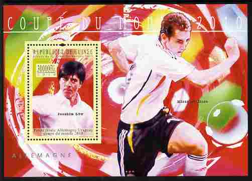 Guinea - Conakry 2010 Football World Cup - Germany perf m/sheet unmounted mint