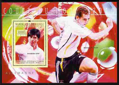 Guinea - Conakry 2010 Football World Cup - Germany perf m/sheet unmounted mint