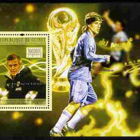 Guinea - Conakry 2010 Football World Cup - Uruguay perf m/sheet unmounted mint