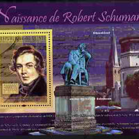 Guinea - Conakry 2010 200th Birth Anniversary of Robert Schumann perf m/sheet unmounted mint