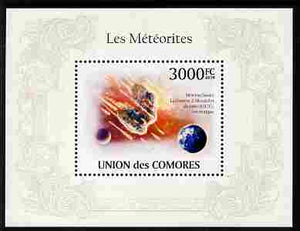 Comoro Islands 2010 Meteorites perf m/sheet unmounted mint
