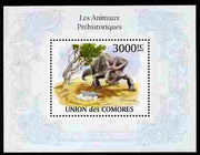 Comoro Islands 2010 Prehistoric Animals perf m/sheet unmounted mint