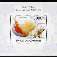 Comoro Islands 2010 International Polar Year perf m/sheet unmounted mint