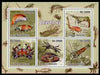 St Thomas & Prince Islands 2010 Crustaceans perf sheetlet containing 5 values unmounted mint