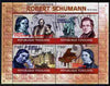 Togo 2010 200th Birth Anniversary of Robert Schumann perf sheetlet containing 4 values unmounted mint