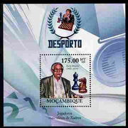 Mozambique 2010 Chess Players - Vasily Smyslov perf m/sheet unmounted mint