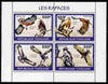 Togo 2010 Birds - Birds of Prey perf sheetlet containing 4 values unmounted mint