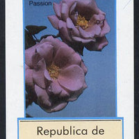 Equatorial Guinea 1976 Roses 400ek imperf m/sheet unmounted mint