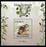 Mozambique 2010 The Environment - Rabbits perf m/sheet unmounted mint Michel BL 301