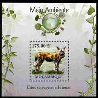 Mozambique 2010 The Environment - Wild Dogs & Hyenas perf m/sheet unmounted mint Michel BL 305