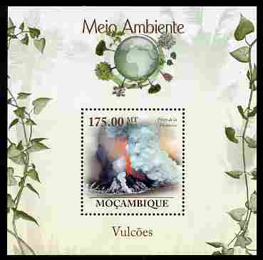 Mozambique 2010 The Environment - Volcanoes perf m/sheet unmounted mint Michel BL 315