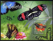 St Thomas & Prince Islands 2010 Butterflies perf m/sheet unmounted mint