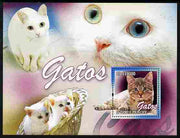 St Thomas & Prince Islands 2010 Domestic Cats perf m/sheet unmounted mint