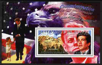 Guinea - Conakry 2009 Tenth Death Anniversary of John Fitzgeral Kennedy Jr perf m/sheet unmounted mint