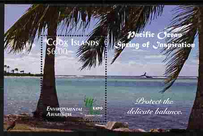 Cook Islands 2010 Environmental Awareness perf m/sheet unmounted mint