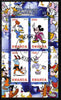 Rwanda 2010 Disney World #2 perf sheetlet containing 4 values fine cto used