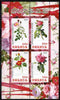 Rwanda 2010 Flowers - Roses perf sheetlet containing 4 values unmounted mint