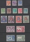 Burma 1945 Mily Admin opt on KG6 complete set of 16 fine cds used SG 35-50. Blocks of 4 available price pro-rata, please buy x 4 if interested