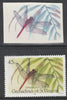 St Vincent - Grenadines 1986 Dragonflies 45c (SG 490) - imperf Cromalin die proof (plastic card) in magenta & cyan only plus issued stamp, a rare proof item from the Format International archives. Cromalin proofs are an essential ……Details Below