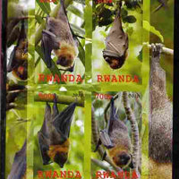 Rwanda 2010 Bats imperf sheetlet containing 4 values unmounted mint