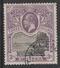 St Helena 1912 KG5 3s black & violet very fine with corner cds cancel SG81