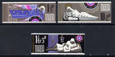 Malta 1971 Christmas set of 3 unmounted mint, SG 460-62*