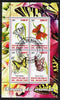 Burundi 2011 Fauna of the World - Butterflies #1 perf sheetlet containing 4 values fine cto used