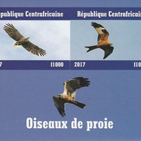 Central African Republic 2017 Birds of Prey #1 imperf sheetlet containing 2 values unmounted mint. Note this item is privately produced and is offered purely on its thematic appeal
