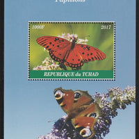 Chad 2017 Butterflies perf s/sheet containing 1 value unmounted mint. Note this item is privately produced and is offered purely on its thematic appeal. .