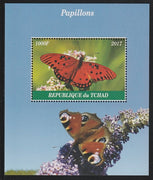 Chad 2017 Butterflies perf s/sheet containing 1 value unmounted mint. Note this item is privately produced and is offered purely on its thematic appeal. .