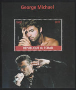 Chad 2017 George Michael perf s/sheet containing 1 value unmounted mint. Note this item is privately produced and is offered purely on its thematic appeal. .