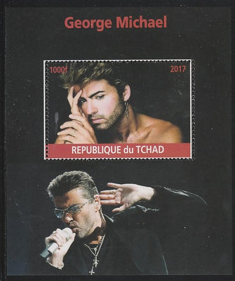 Chad 2017 George Michael perf s/sheet containing 1 value unmounted mint. Note this item is privately produced and is offered purely on its thematic appeal. .