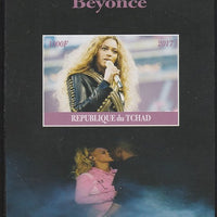 Chad 2017 Beyonce imperf s/sheet containing 1 value unmounted mint. Note this item is privately produced and is offered purely on its thematic appeal. .
