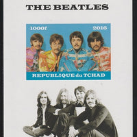 Chad 2016 The Beatles imperf s/sheet containing 1 value unmounted mint. Note this item is privately produced and is offered purely on its thematic appeal. .