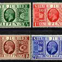 Great Britain 1935 KG5 Silver Jubilee set set of 4 unmounted mint, SG 453-6