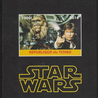 Chad 2016 Star Wars imperf s/sheet containing 1 value unmounted mint. Note this item is privately produced and is offered purely on its thematic appeal. .