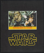 Chad 2016 Star Wars imperf s/sheet containing 1 value unmounted mint. Note this item is privately produced and is offered purely on its thematic appeal. .