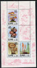 North Korea 1993 Fungi sheetlet #1 containing 10ch, 40ch, 60ch & 1wn values