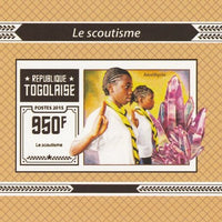Togo 2015 Scouting #3 imperf deluxe sheet unmounted mint. Note this item is privately produced and is offered purely on its thematic appeal
