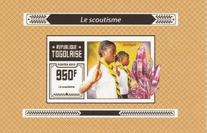 Togo 2015 Scouting #3 imperf deluxe sheet unmounted mint. Note this item is privately produced and is offered purely on its thematic appeal