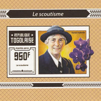 Togo 2015 Scouting #4 imperf deluxe sheet unmounted mint. Note this item is privately produced and is offered purely on its thematic appeal