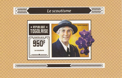 Togo 2015 Scouting #4 imperf deluxe sheet unmounted mint. Note this item is privately produced and is offered purely on its thematic appeal