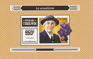 Togo 2015 Scouting #4 imperf deluxe sheet unmounted mint. Note this item is privately produced and is offered purely on its thematic appeal