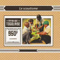 Togo 2015 Scouting #5 imperf deluxe sheet unmounted mint. Note this item is privately produced and is offered purely on its thematic appeal