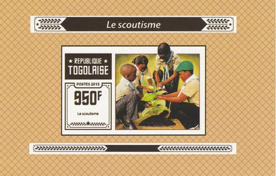 Togo 2015 Scouting #5 imperf deluxe sheet unmounted mint. Note this item is privately produced and is offered purely on its thematic appeal