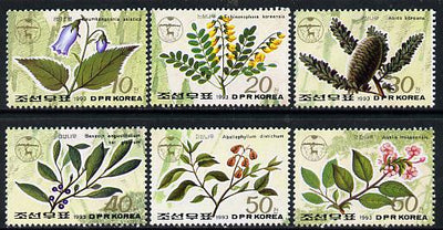 North Korea 1993 Endemic Plants complete perf set of 6 unmounted mint, SG N3234-39*