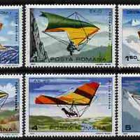 Rumania 1982 Hang Gliders perf set of 6 unmounted mint, SG 4711-16