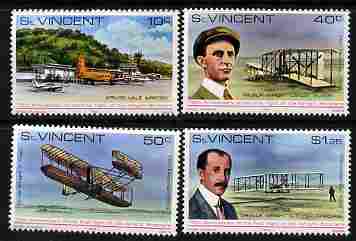 St Vincent 1978 75th Anniversary of First Flight perf set of 4 unmounted mint, SG 566-69