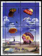 Vietnam 1995 Parachutes perf sheetlet containing 4 values unmounted mint SG 1965-68