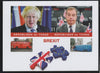 Chad 2018 Brexit imperf sheetlet containing 2 values unmounted mint. Note this item is privately produced and is offered purely on its thematic appeal, it has no postal validity